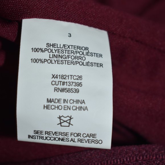 New Xtraordinary Spaghetti Strap Surplice V-Neck Glitter Red/Burgundy Mesh Dress - Picture 9 of 11